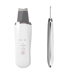 Electric Ultrasonic Skin Scrubber Face Spatula Home Ultrasonic Skin Scrubber Facial Cleaner Handheld Mini Derma Galvanica Tightening Face Scrubber Machine Skin Scrubber USB Ultrasonic