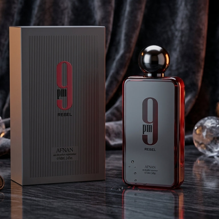 Afnan 9PM Rebel Eau de Parfum 3.4oz / 100ml Authentic New Factory Sealed