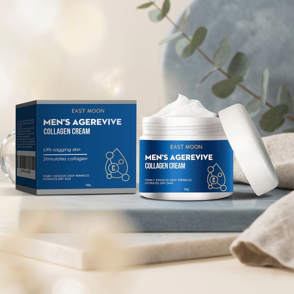 East Moon Collagen Cream, Fade Fine Lines Wrinkle Tight Facial Skin Moisturizing Anti-Aging Cream