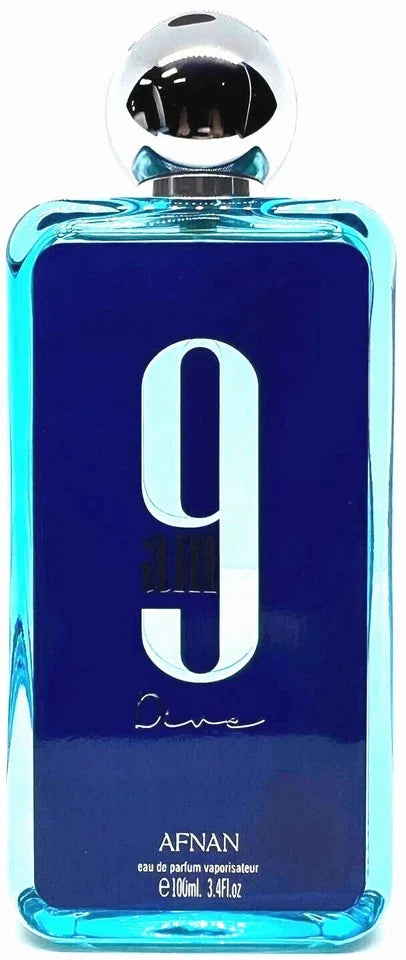 Afnan 9AM Dive Eau de Parfum Spray Unisex 3.4oz / 100ml Brand New Sealed
